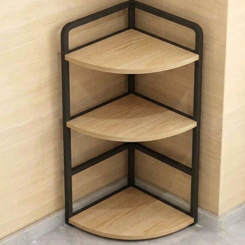 etagere bois cuisine metal et bois