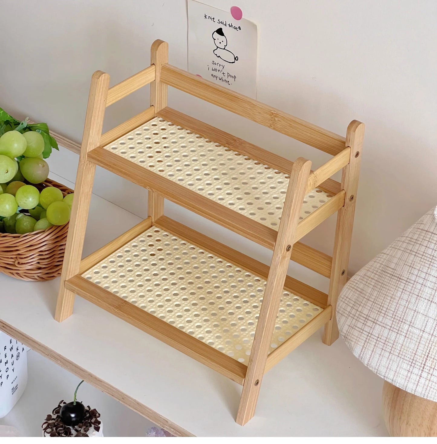 etagere bois photo
