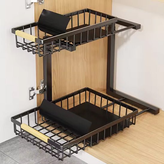 etagere sous evier coulissant