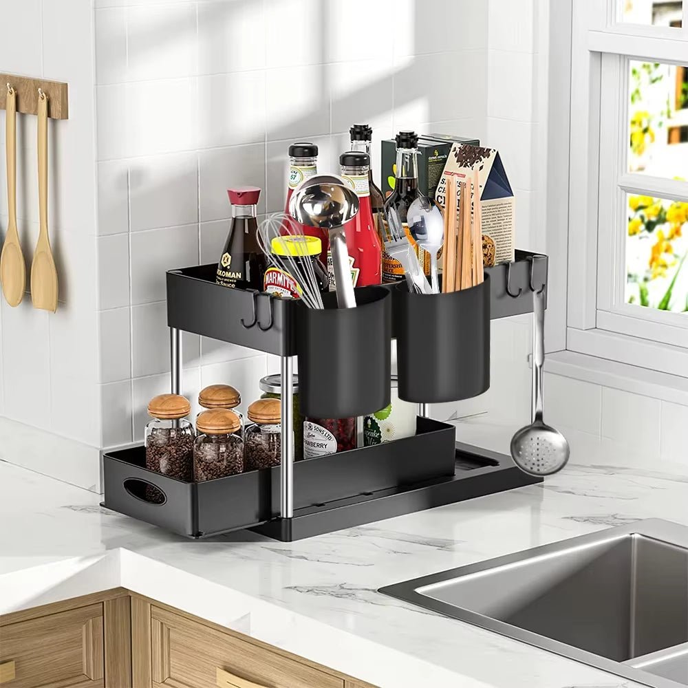 organisateur sous evier pour la cuisine