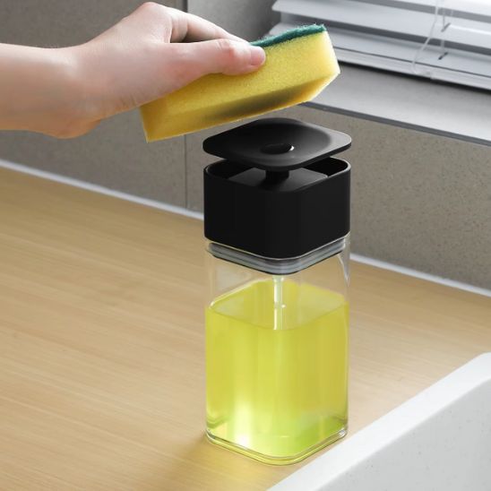 porte eponge evier distibuteur