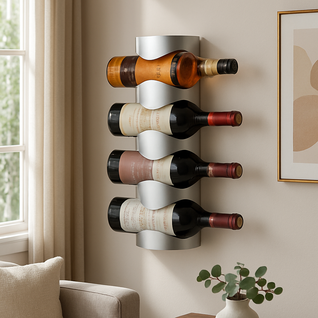range bouteille mural pour salon