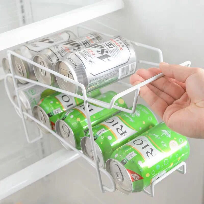 range canette frigo a deux niveaux