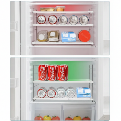 rangement canettes frigo