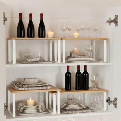 rangement epices etagere double