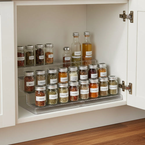 rangement epices gris