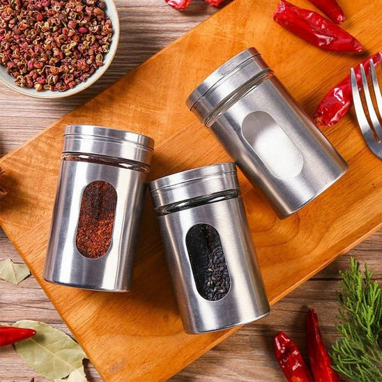 rangement epices en acier inoxydable