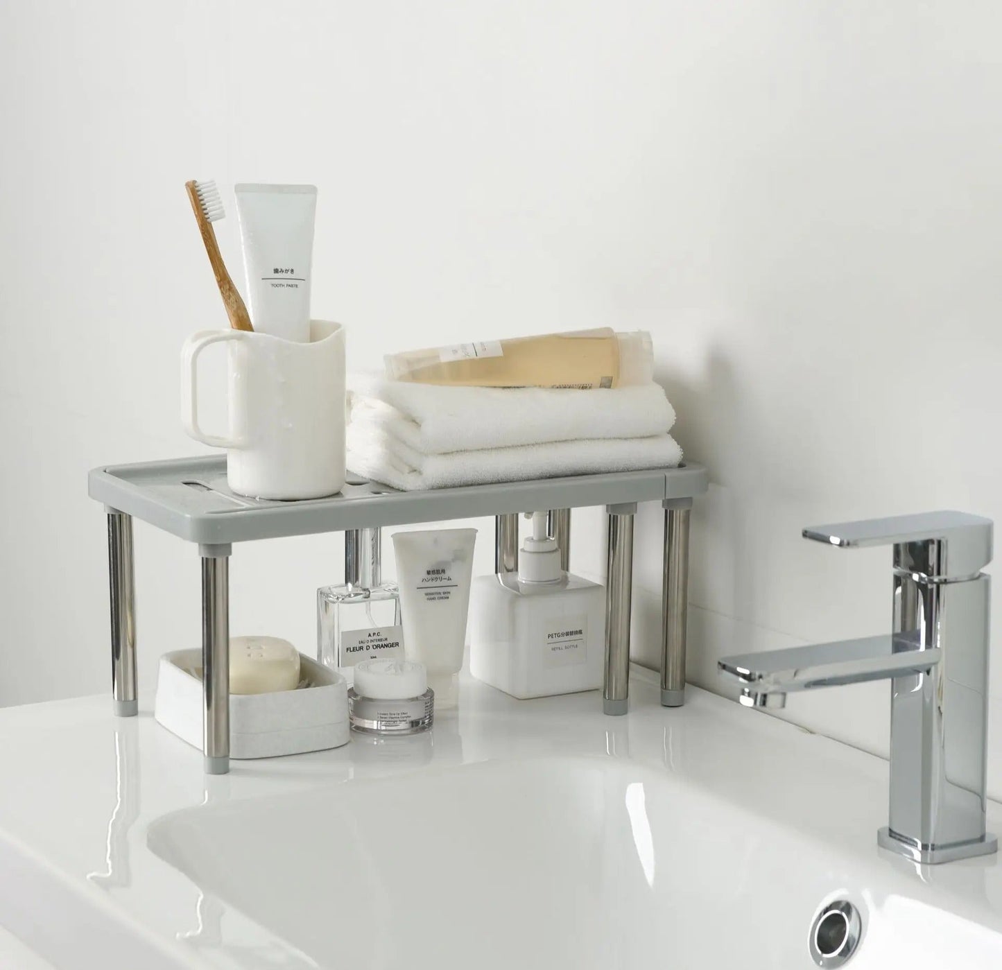 rangement evier pratique