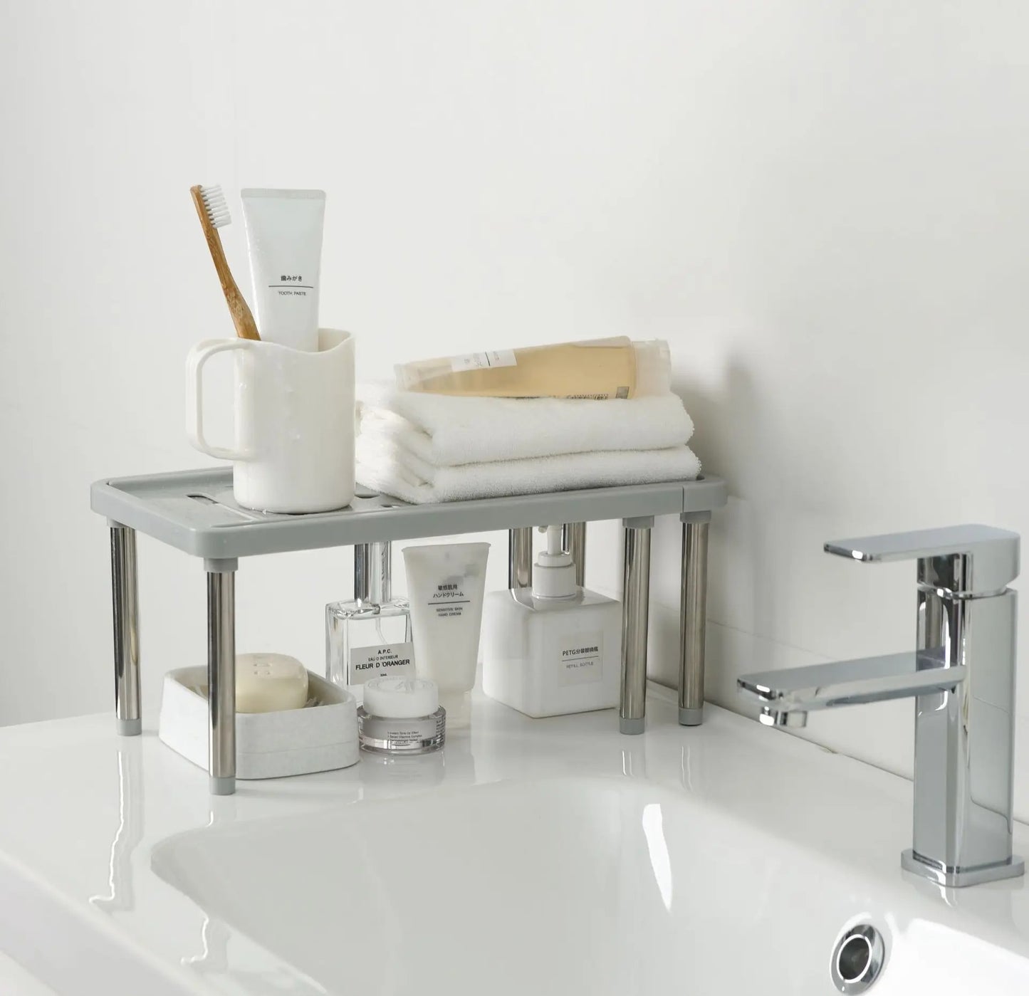 rangement evier pratique