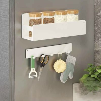 rangement frigo blanc