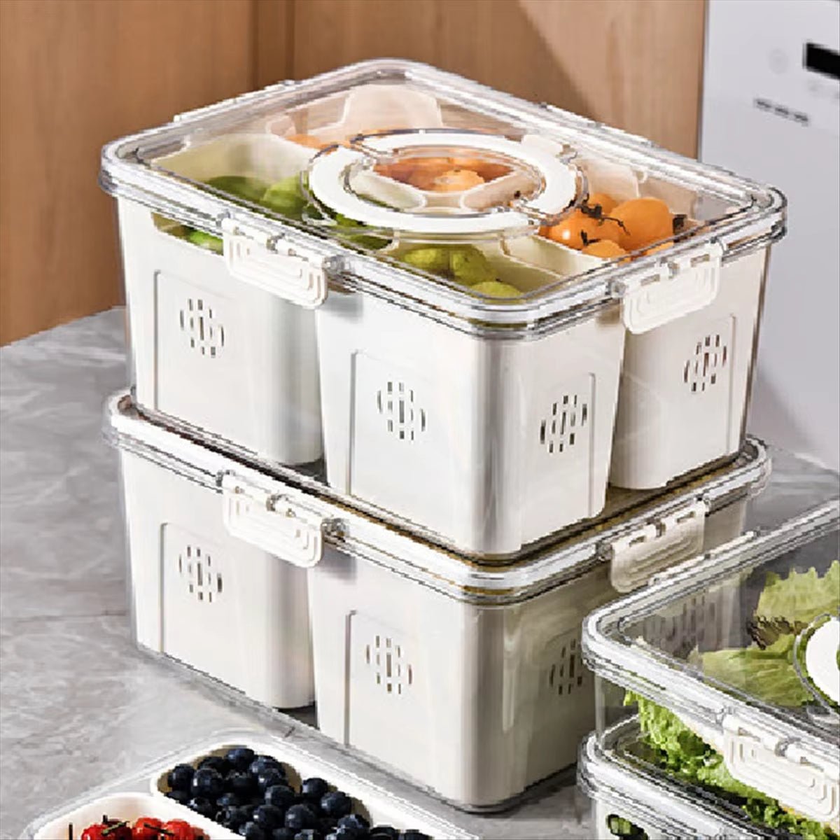 rangement frigo boite modulable