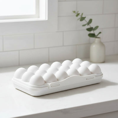 rangement oeufs frigo blanc