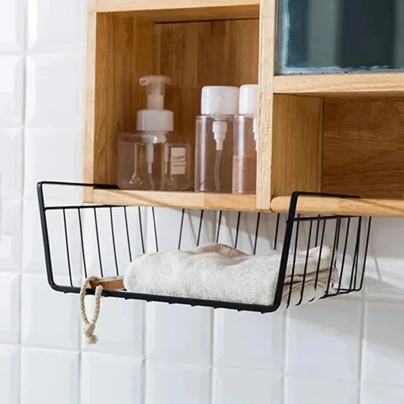 rangement sous evier en metal