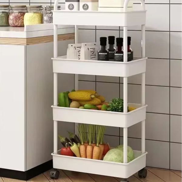 support epices quatre etages blanc