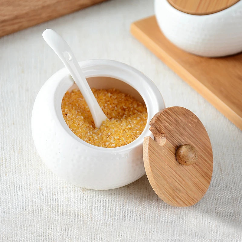 Support epices – Pots en céramique