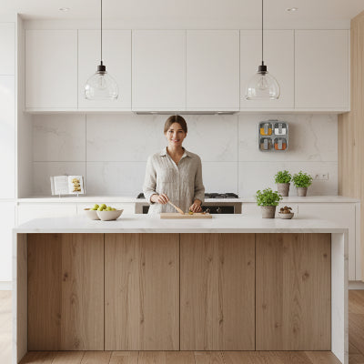 Tiroirs epices gris mural