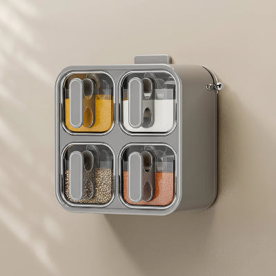 Tiroirs epices gris