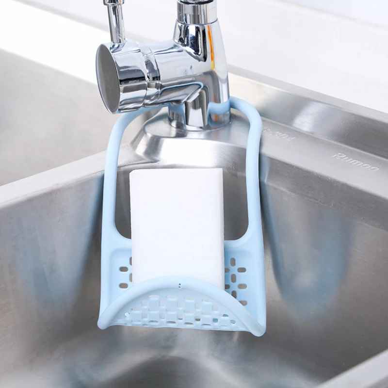accroche eponge evier ajustable