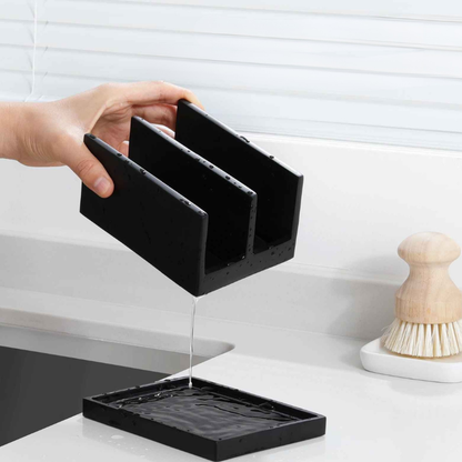 cache eponge cuisine avec drain