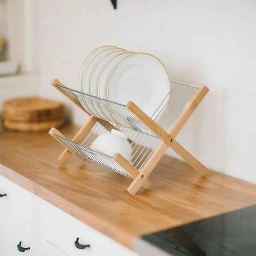 égouttoir vaisselle bois