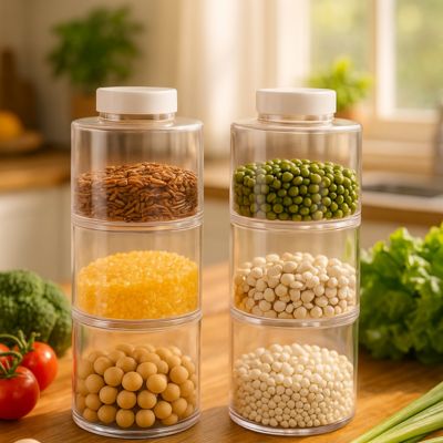 epices rangement six pots empilables