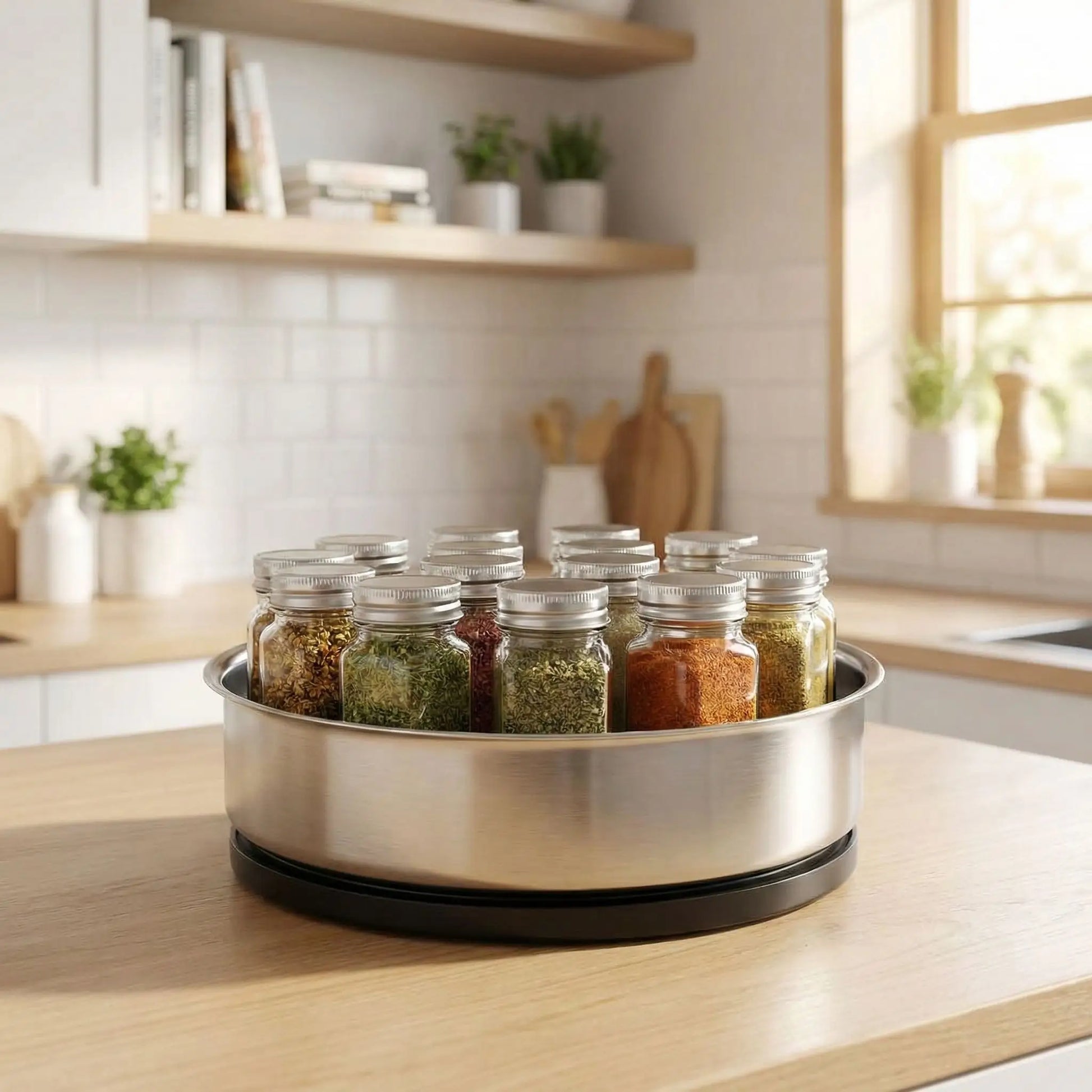 epices rangement en acier inoxydable