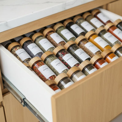 épices rangement pots pour tiroir
