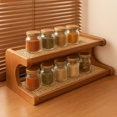 etagere a epice bois