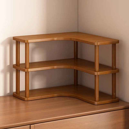 etagere bois pour cuisine angle