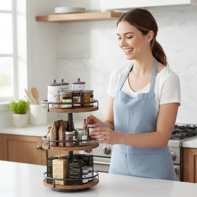 etagere bois pour cuisine comptoir
