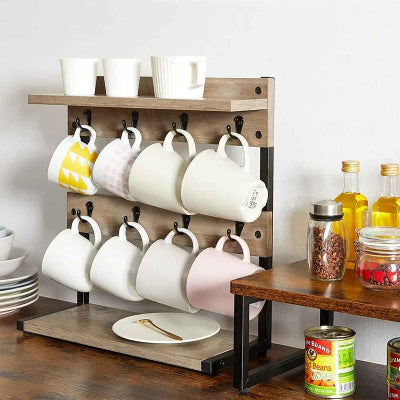 etagere bois pour cuisine esthétique