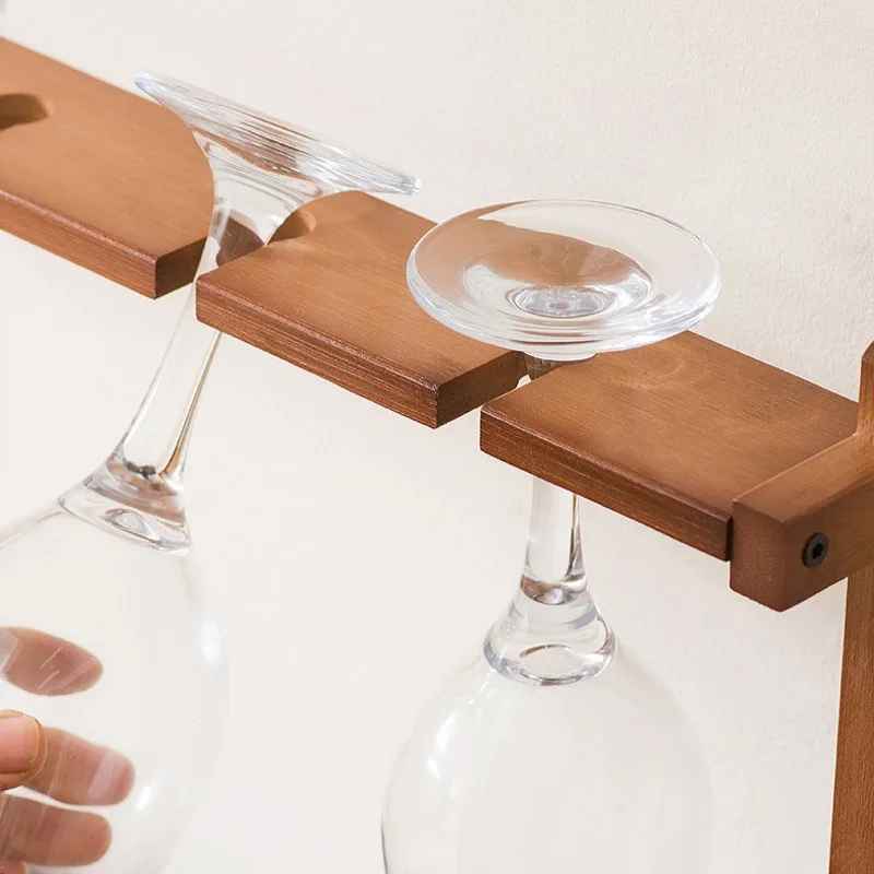 etagere bois pour verres et bouteilles