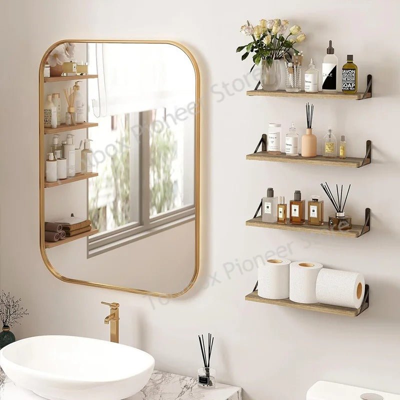 etagere bois mural