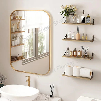 etagere bois mural