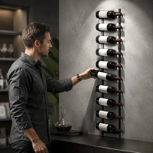etagere bouteille murale robuste