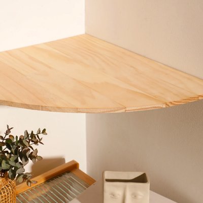 Étagère cuisine bois à poser angle