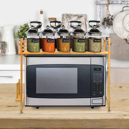 étagère cuisine bois à poser esthétique