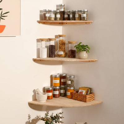 étagère cuisine bois à poser pour les épices