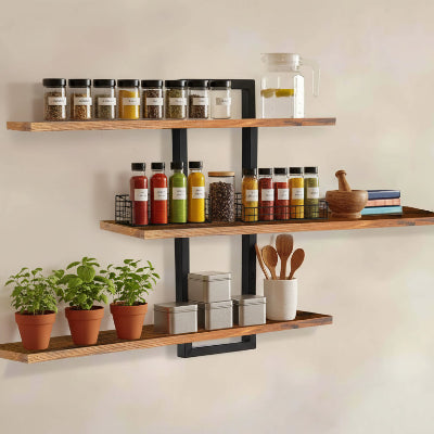 étagère cuisine bois à poser pour cuisine