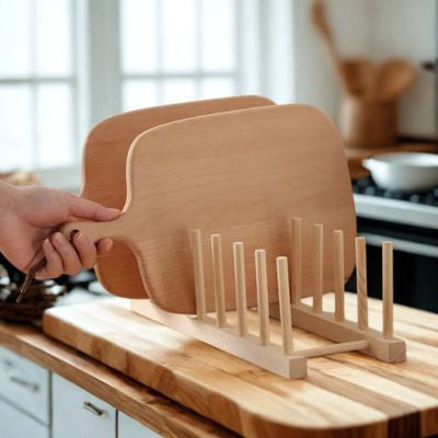 etagere cuisine bois pour planche
