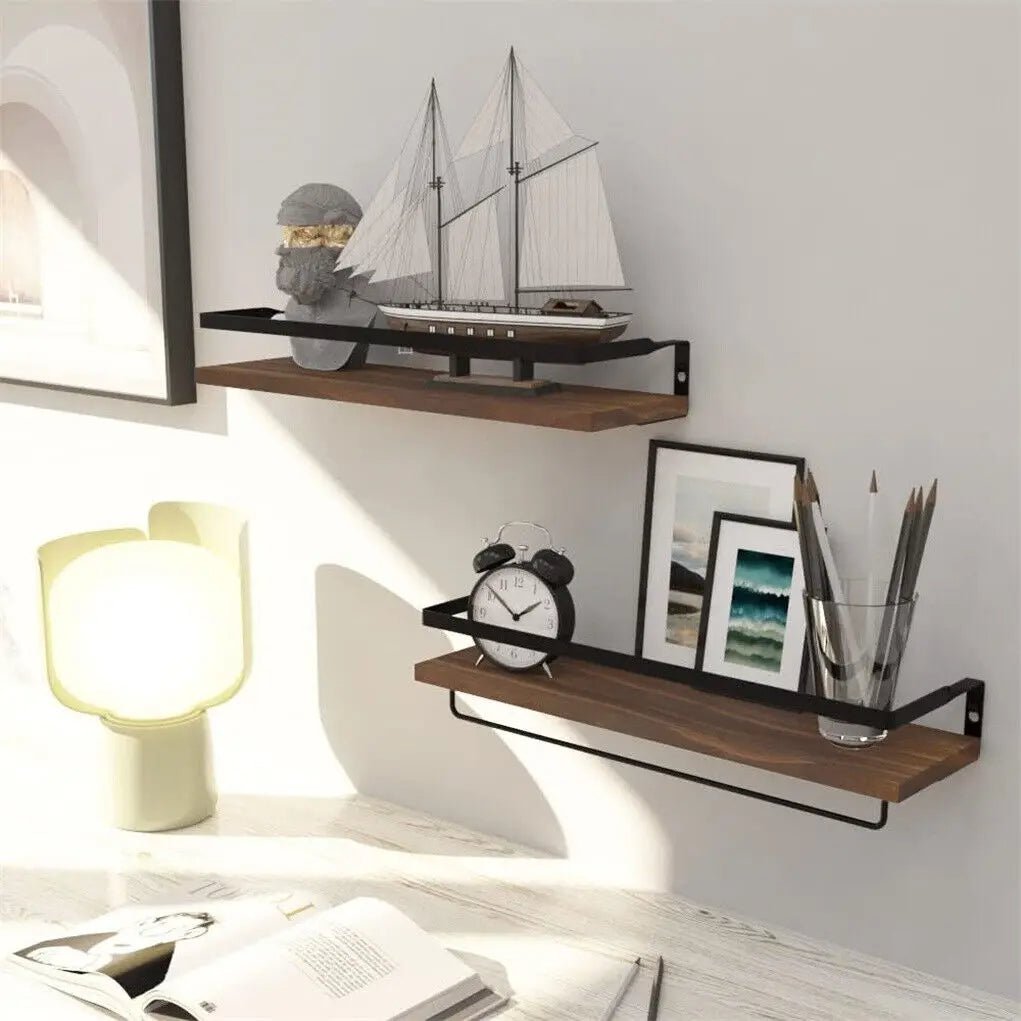 etagere en bois decoratif