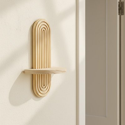 Etagere en bois pour cuisine élégant