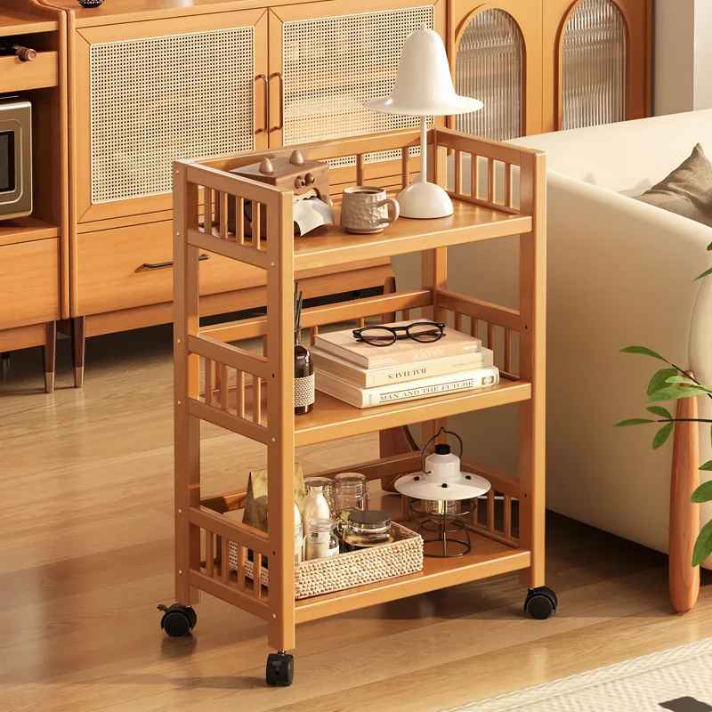 Etagere en bois pour cuisine - Mobile en bambou