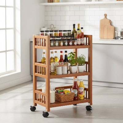 etagere en bois pour cuisine épices