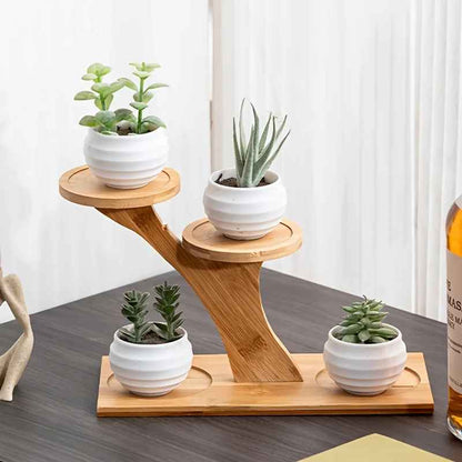 Etagere en bois pour cuisine | Bambou 3 niveaux