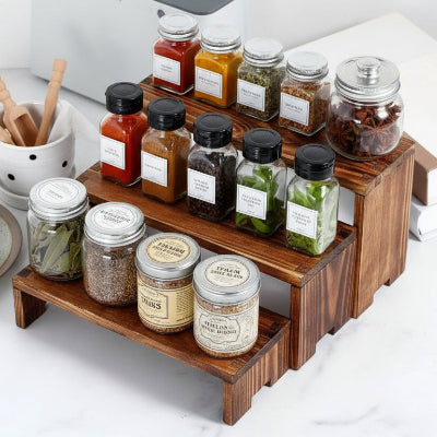 etagere en bois pour cuisine pour épices