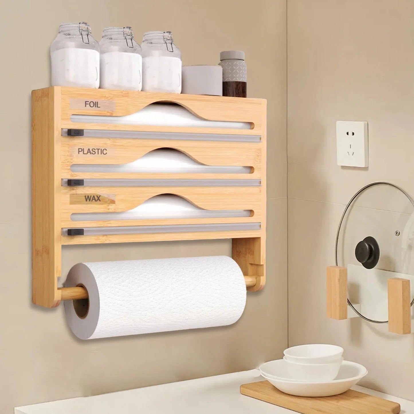 etagere en bois pour cuisine pour film