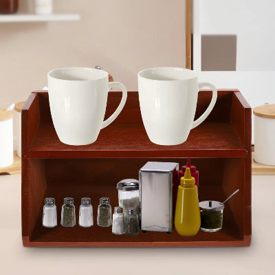 etagere en bois pour cuisine pour tasses