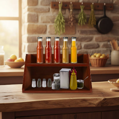etagere en bois pour cuisine pour épices