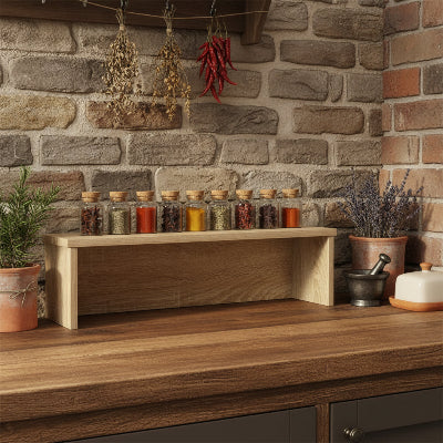 etagere en bois pour cuisine rustique